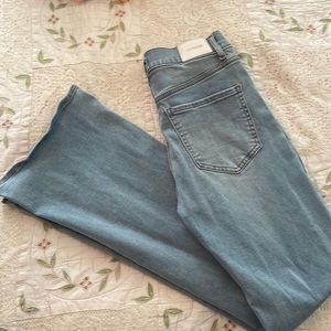 Express flare high rise jeans